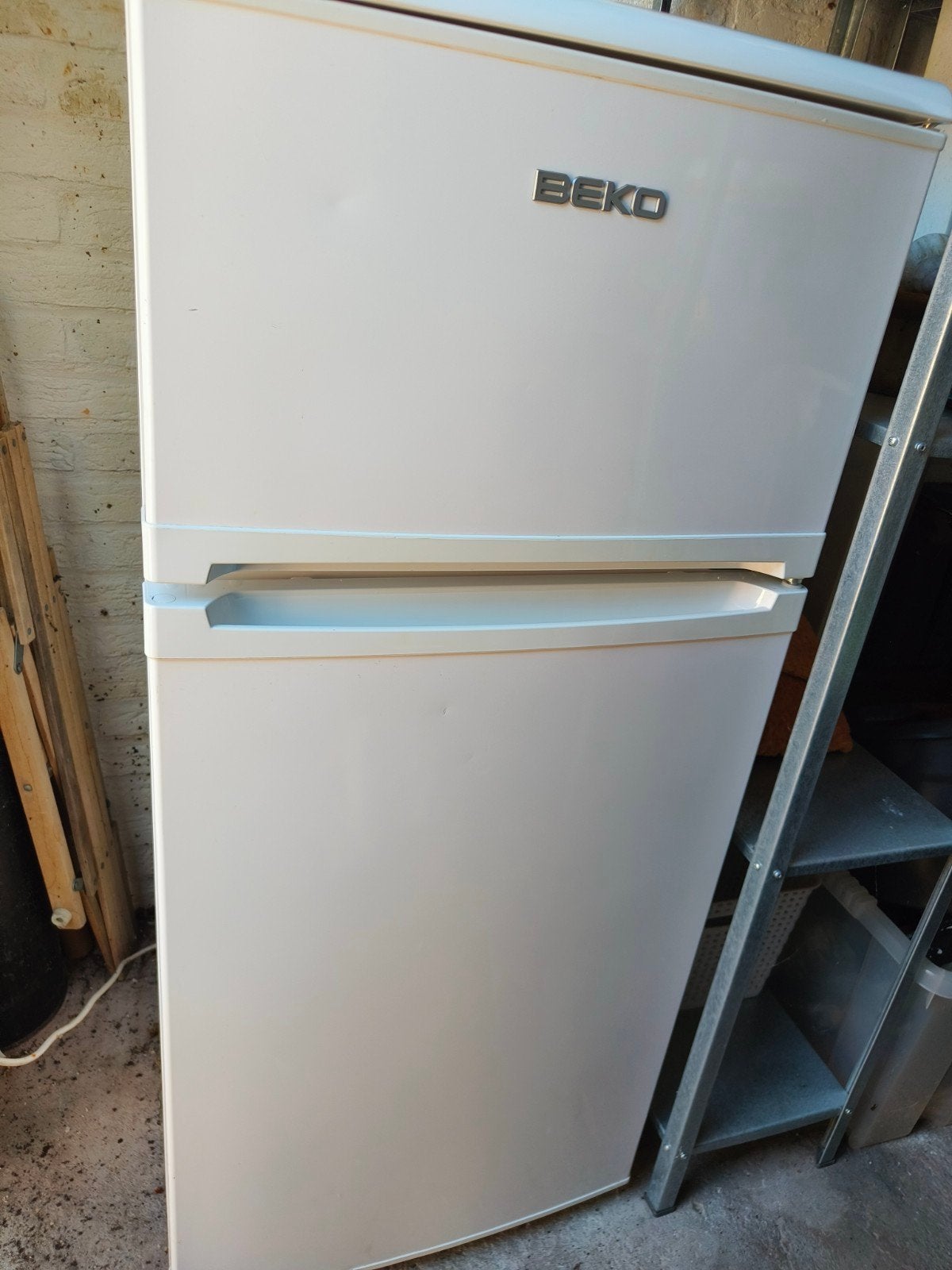 Beko vrijstaande koel- vriescombinatie, Ophalen, 150 tot 200 liter, Gebruikt, 120 tot 140 cm