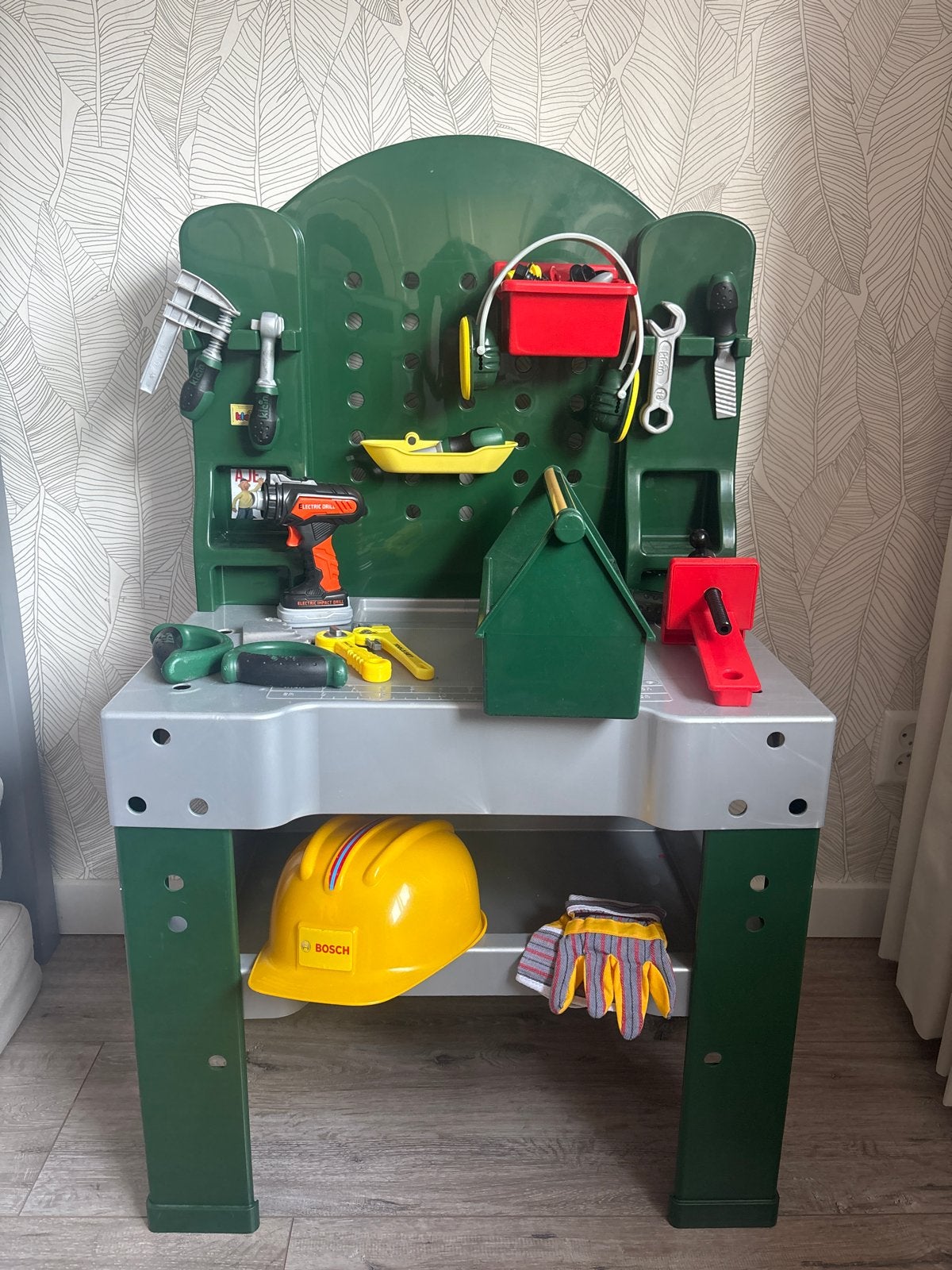 Bosch Werkbank met gereedschap en accessoires, Ophalen, Gebruikt, Bouwen