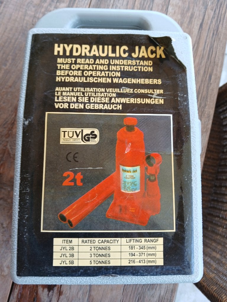 Krik hydraulisch, Ophalen, Nieuw, Manueel, Potkrik