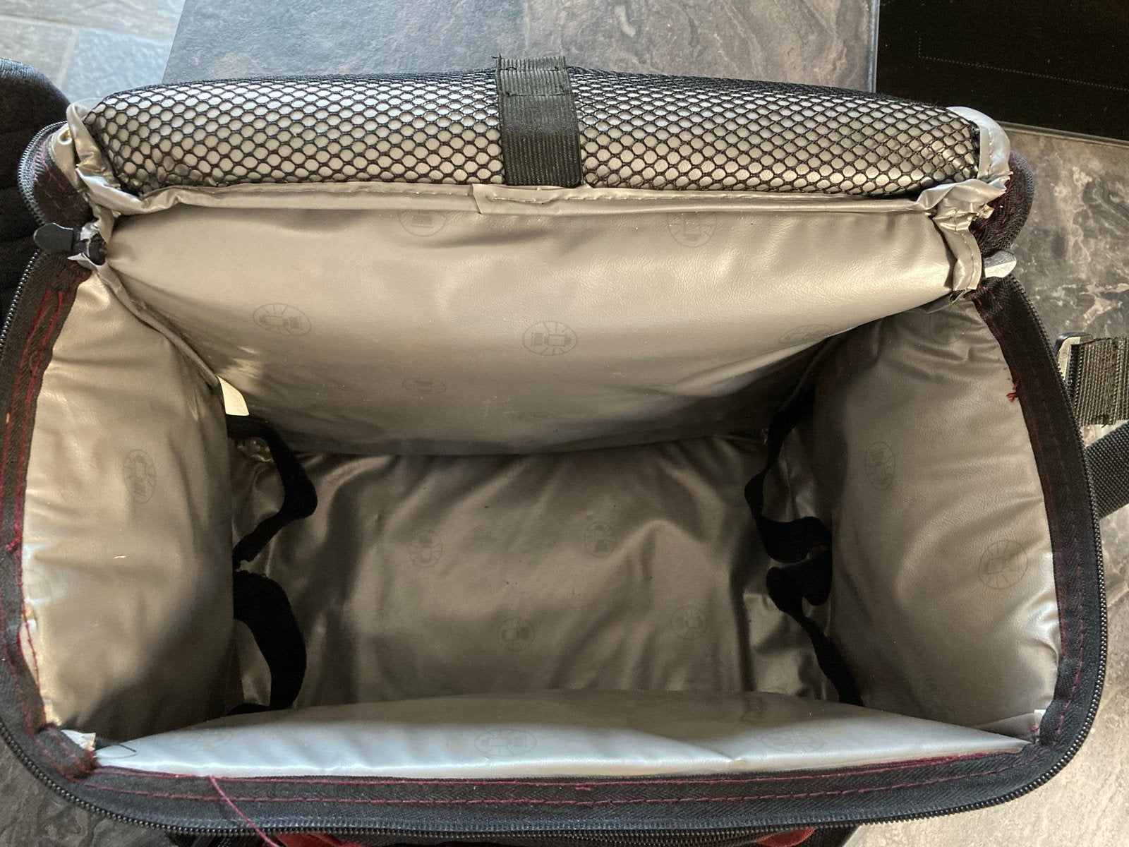 Vintage Coleman Koeltas - Bordeauxrood - Soft-sided, Caravans en Kamperen, Ophalen, Gebruikt