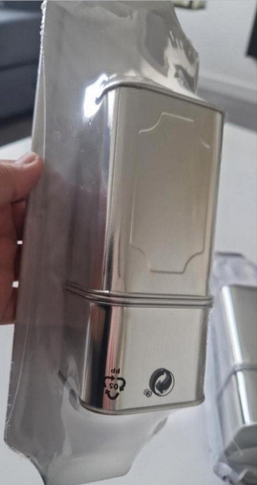 2 sets OPBERGBLIKKEN met dienblad nieuw in folie IKEA, Ophalen, Nieuw, Rechthoekig, Metaal