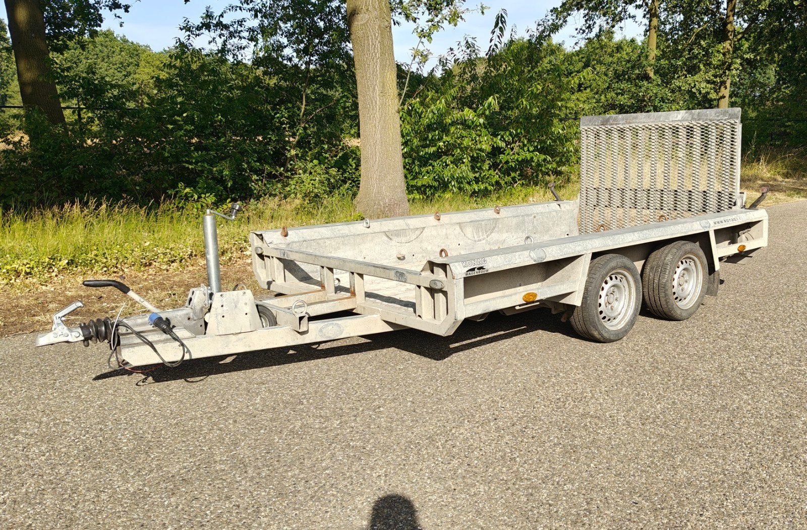 Henra Proline machinetransporter 2700kg 150x300 aanhanger, Ophalen, Gebruikt, ., Proline