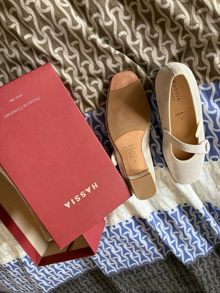 Hassia Evelyn Ballerina's - niet gedragen, Ophalen of Verzenden, Zo goed als nieuw, Overige kleuren, Ballerina's