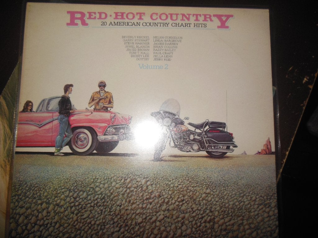 lp red hot country vinyl record verzamel album plaat, Gebruikt, Ophalen of Verzenden, 12 inch, Overige genres