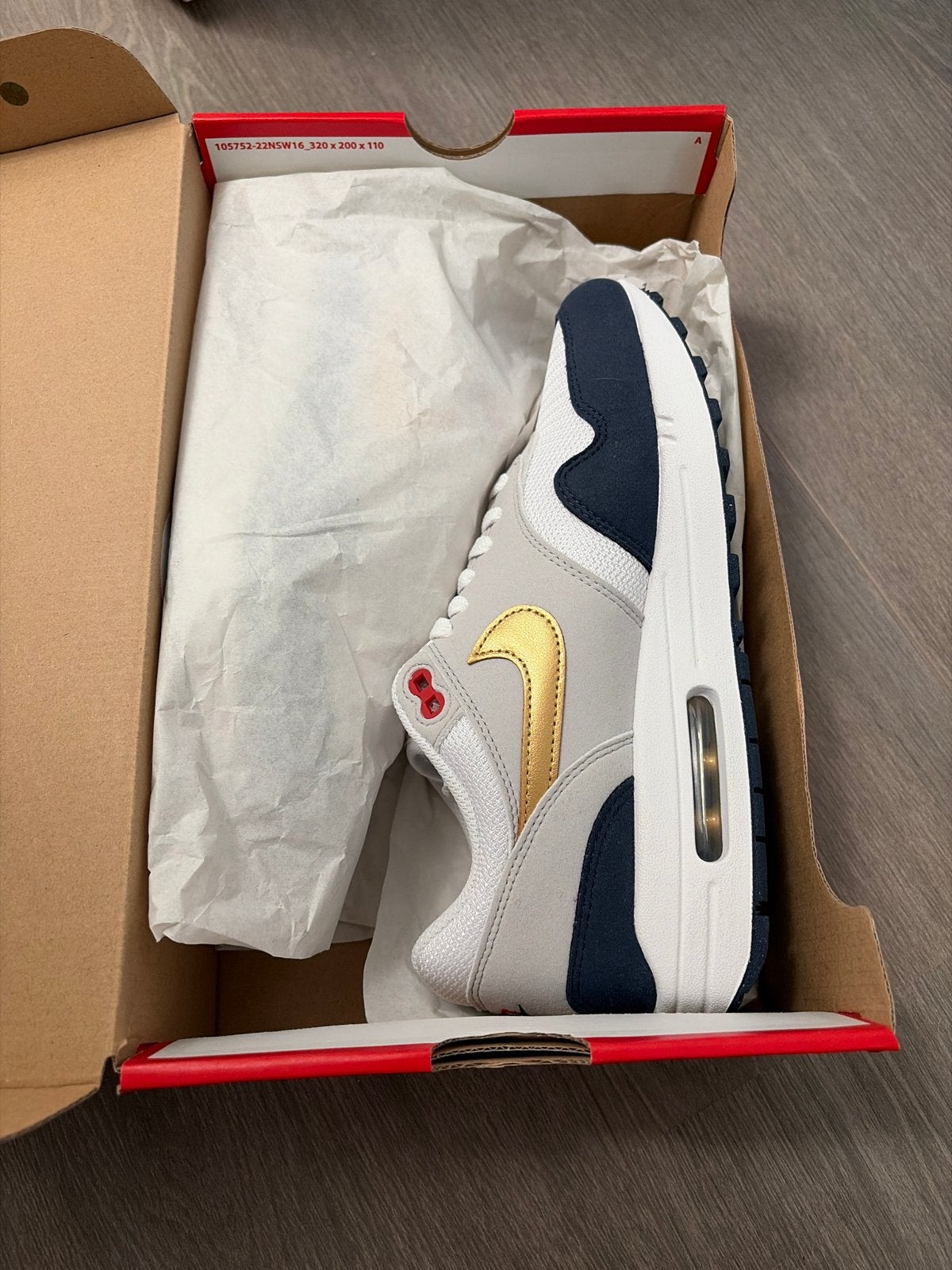 Nike Air Max 1 Sneakers - Nieuw in doos, Ophalen of Verzenden, Nieuw, Wit, Sneakers of Gympen