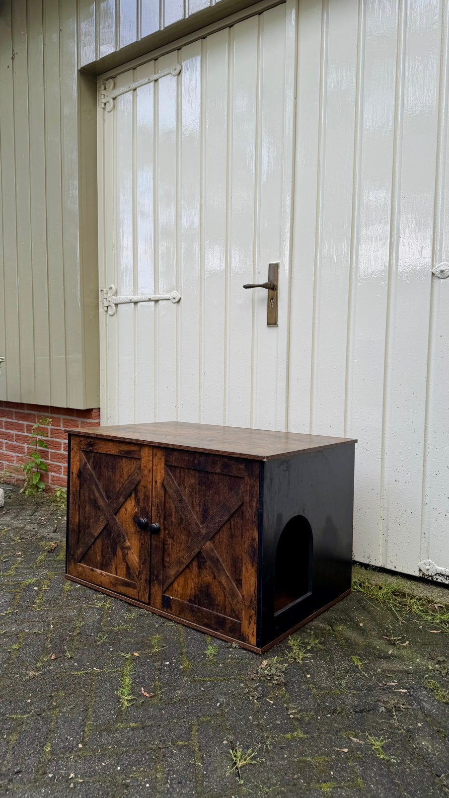 Nette kattenbak kast/ombouw, Ophalen, Zo goed als nieuw