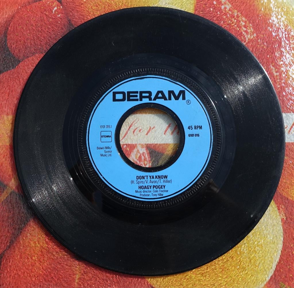 hoagy pogey - don't ya know, Cd's en Dvd's, Vinyl Singles, Gebruikt, Single, Overige genres, 7 inch, Ophalen of Verzenden