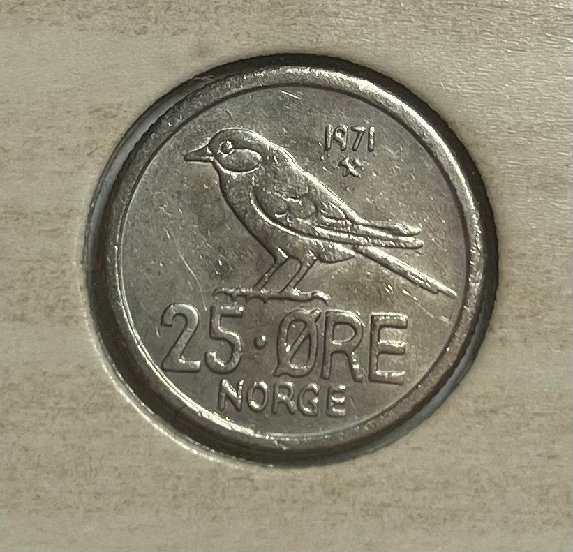 25 ore Noorwegen 1971, Ophalen of Verzenden, Overige landen