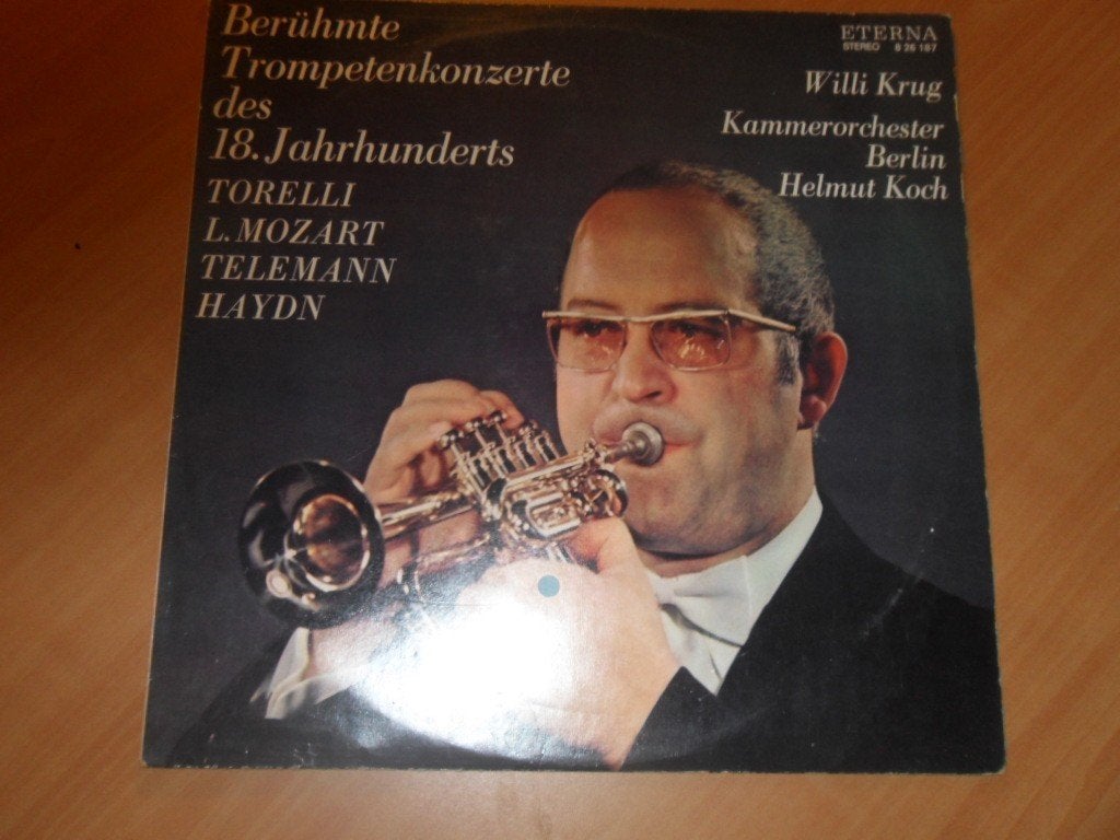 Berühmte Trompetenkonzerte Des 18. Jahrhunderts - Willi Krug, Opera of Operette, Ophalen of Verzenden, Zo goed als nieuw, 12 inch