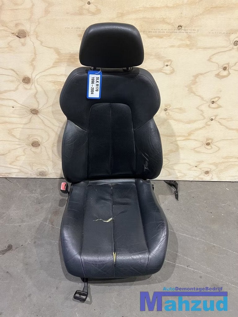 MERCEDES SLK R170 ZWART Stoel Links bestuurdersstoel 1996-20, Gebruikt, Mercedes-Benz AG, Mercedes-Benz, Ophalen of Verzenden