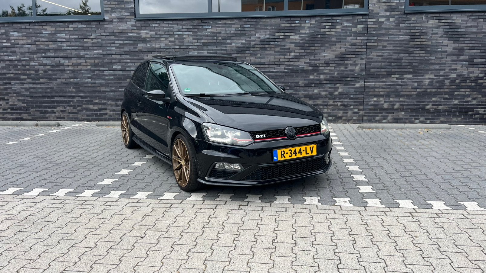 VW Polo GTI, Zwart, USB, Zwart, 1180 kg