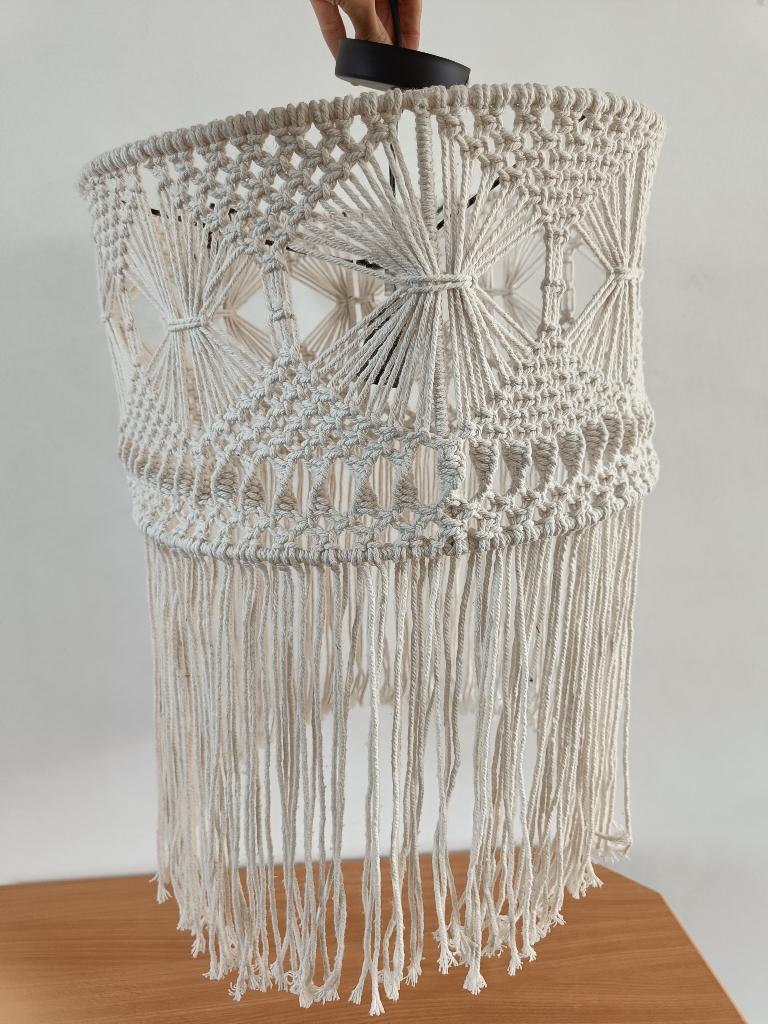 Riverdale Hanglamp Bohème | Wit | 43cm, Ophalen of Verzenden, Nieuw, Minder dan 50 cm