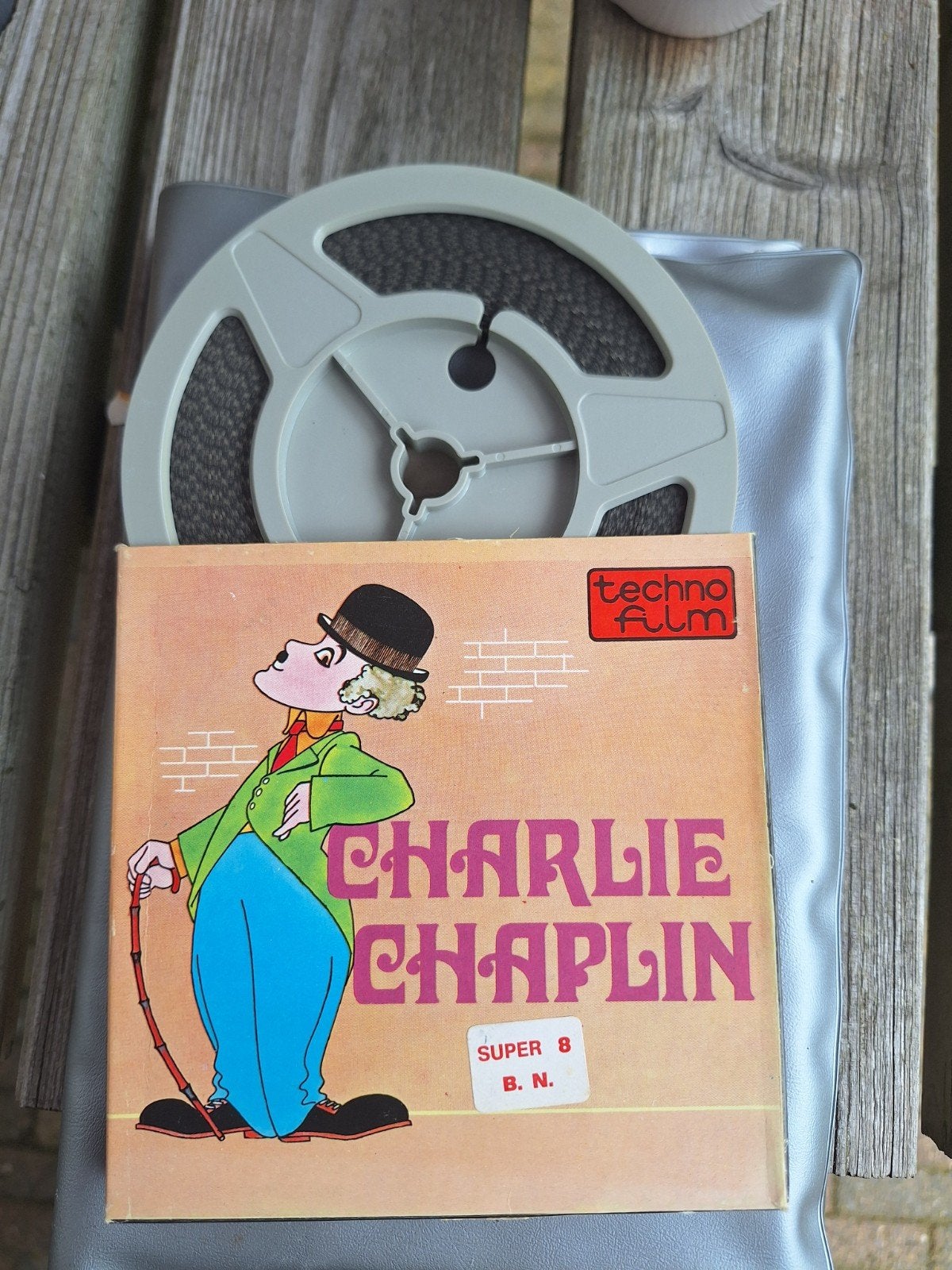 Vintage Super 8 film Charlie Chaplin, Stan Laurel, Oliver H, Ophalen of Verzenden, 8mm film