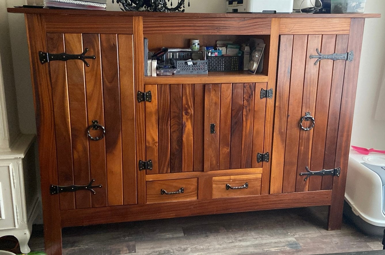 Antiek mooi groot buffet kast