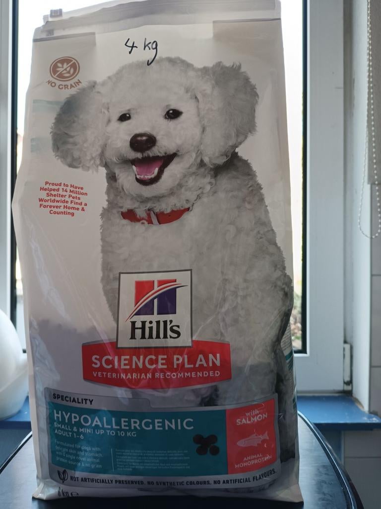 Hill's science plan hypoallergeen voeding 4 kg, Ophalen of Verzenden, Kat