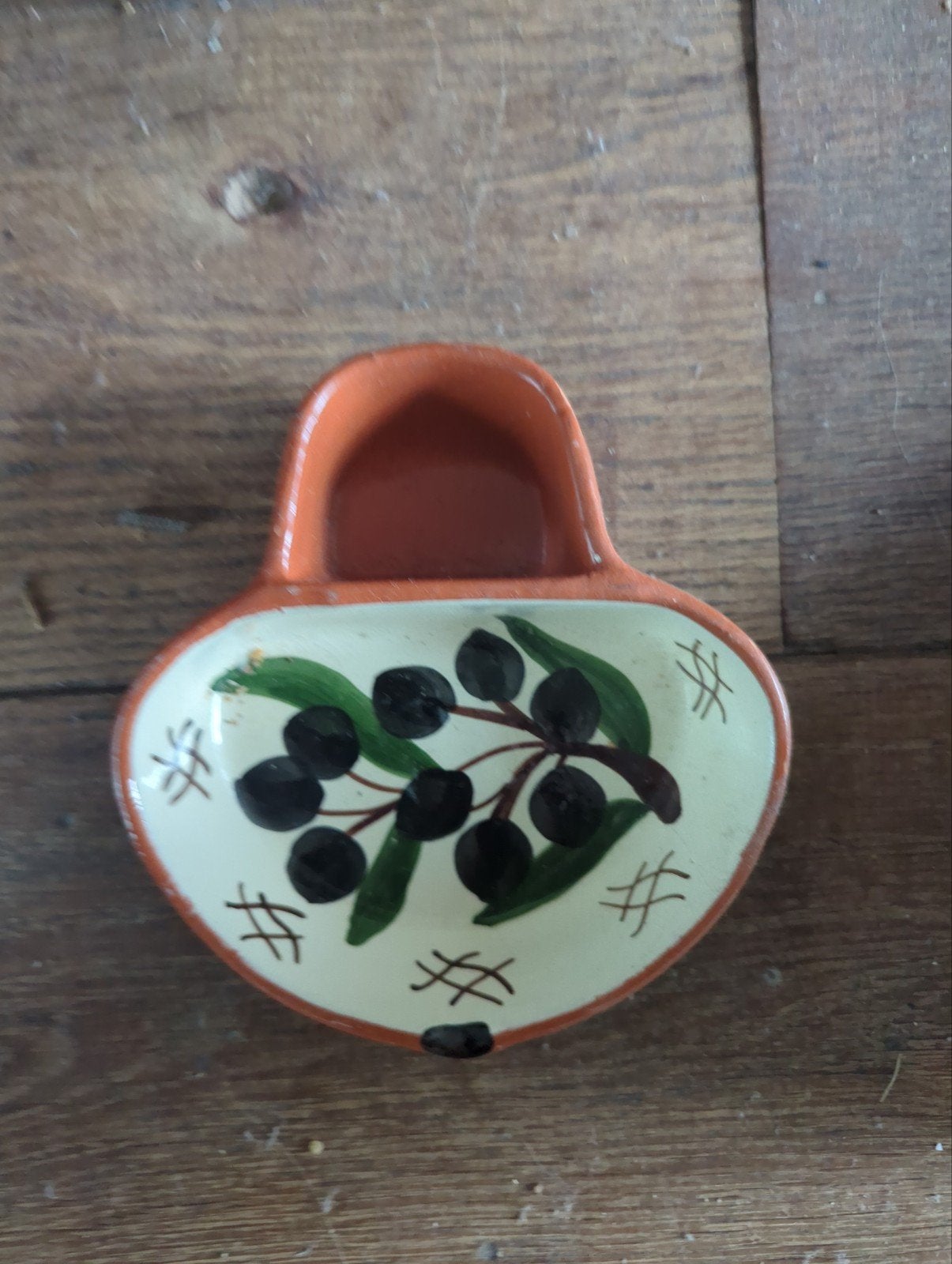 Vintage Portugees Aardewerk Olijf Schoteltje, Ophalen