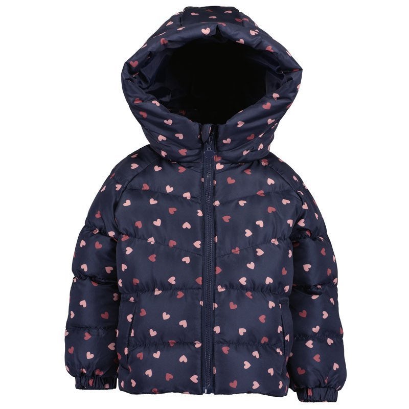 Nieuwe Blue Seven meisjes winterjas met hartjes maat 110, Blue seven, Meisje, Nieuw, Ophalen of Verzenden
