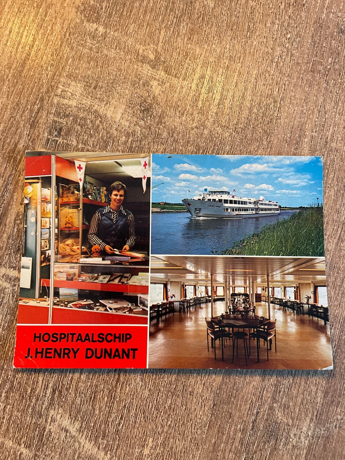 Ansichtkaart Hospitaalschip J. Henry Dunant - Rode Kruis, Ophalen of Verzenden, 1980 tot heden, Gelopen