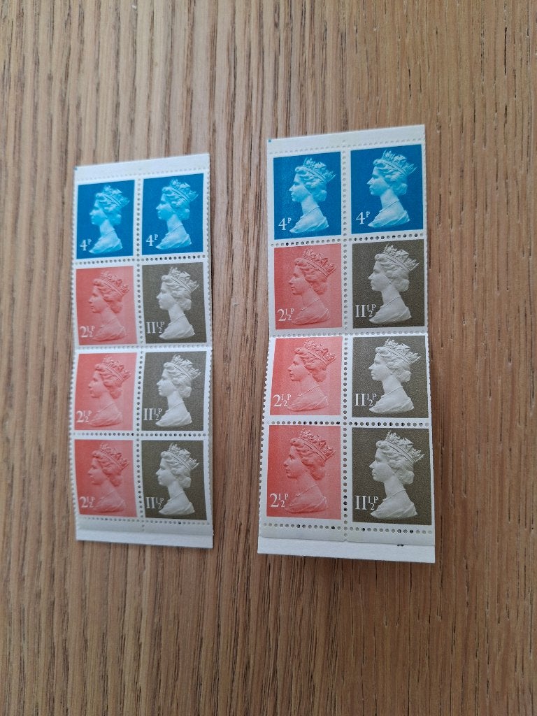 postzegelboekje engeland MH 55 a-b HB 98 zie tekst, Verzenden, Postfris