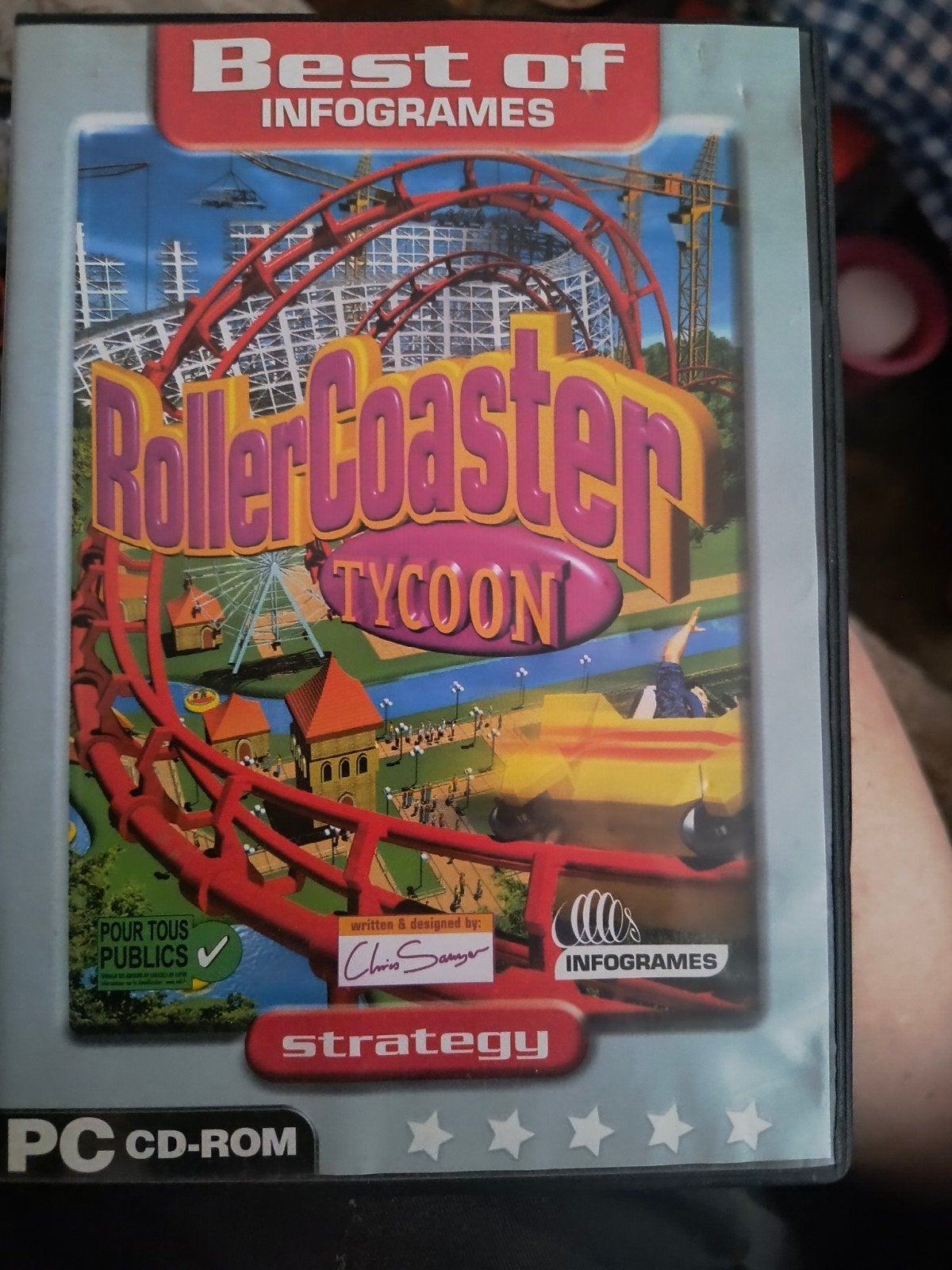 RollerCoaster Tycoon PC CD-ROM - Best of Infogrames, Spelcomputers en Games, Games | Pc, Gebruikt, 1 speler, Ophalen of Verzenden