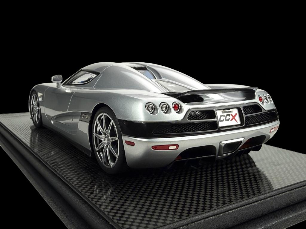 Koenigsegg CCX Zilver 1:18 FrontiArt Pre-Order, Hobby en Vrije tijd, Modelauto's | 1:18, Ophalen of Verzenden, Nieuw, Auto, Overige merken