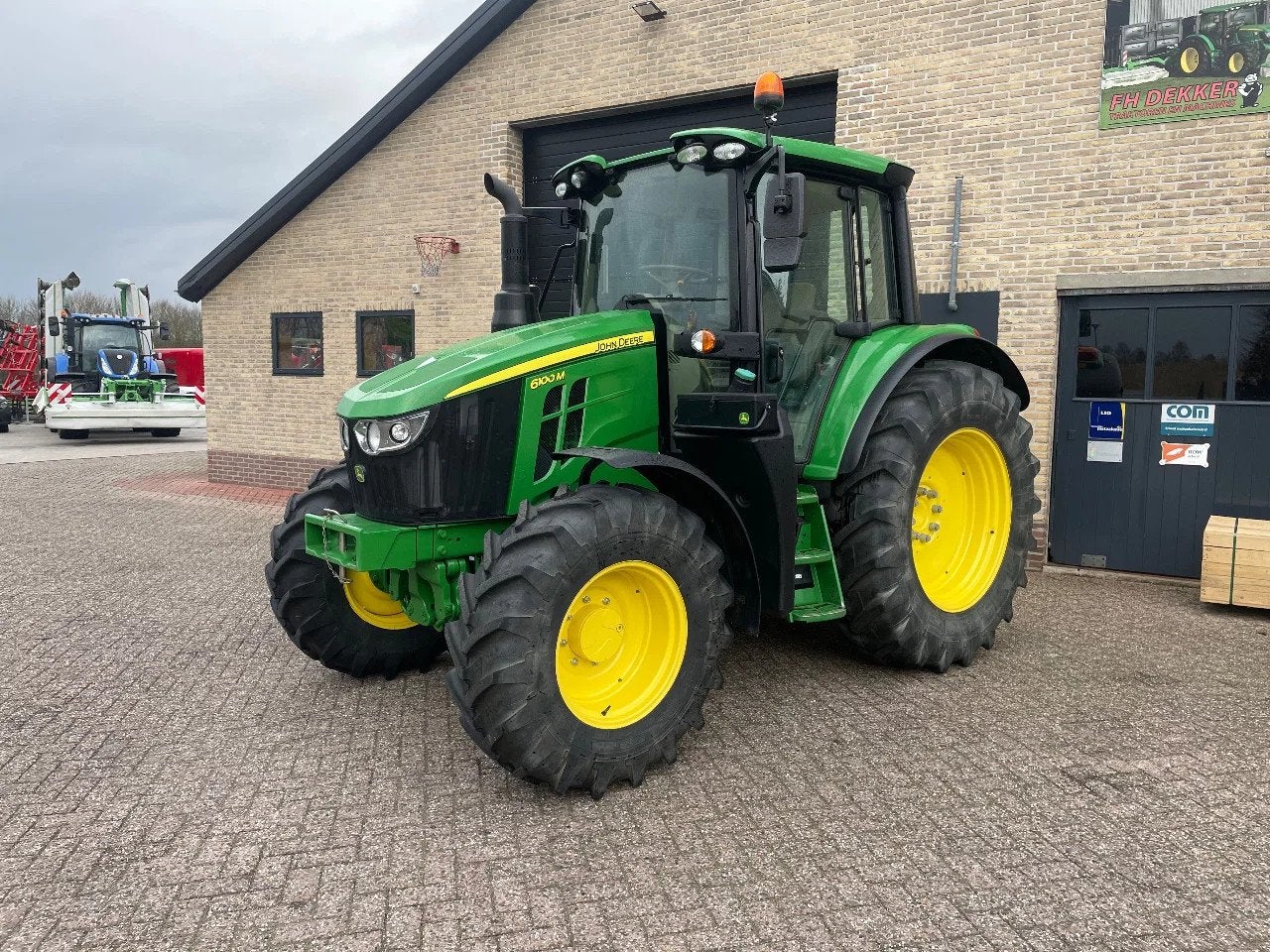 John Deere 6100M (bj 2022), Zakelijke goederen, Agrarisch | Tractoren, Gebruikt, 80 tot 120 Pk, John Deere