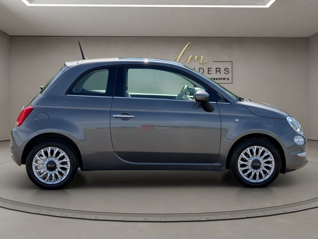 Fiat 500 1.2 Lounge 2018 GRIJS | Panoramadak | Airco | Benzi, Auto's, Fiat, 12 maanden, Gebruikt, 4 cilinders, 4 stoelen
