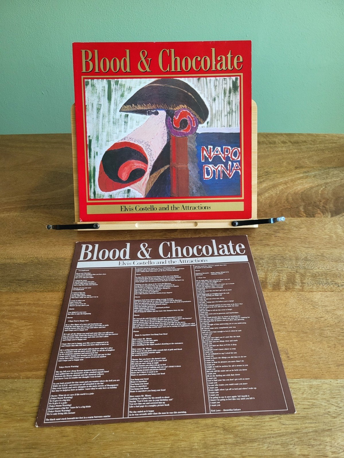 Elvis Costello &Attractions- Blood&Chocolate -XFIEND80, Gebruikt, Eerste persing, Ophalen of Verzenden, Alternative Rock