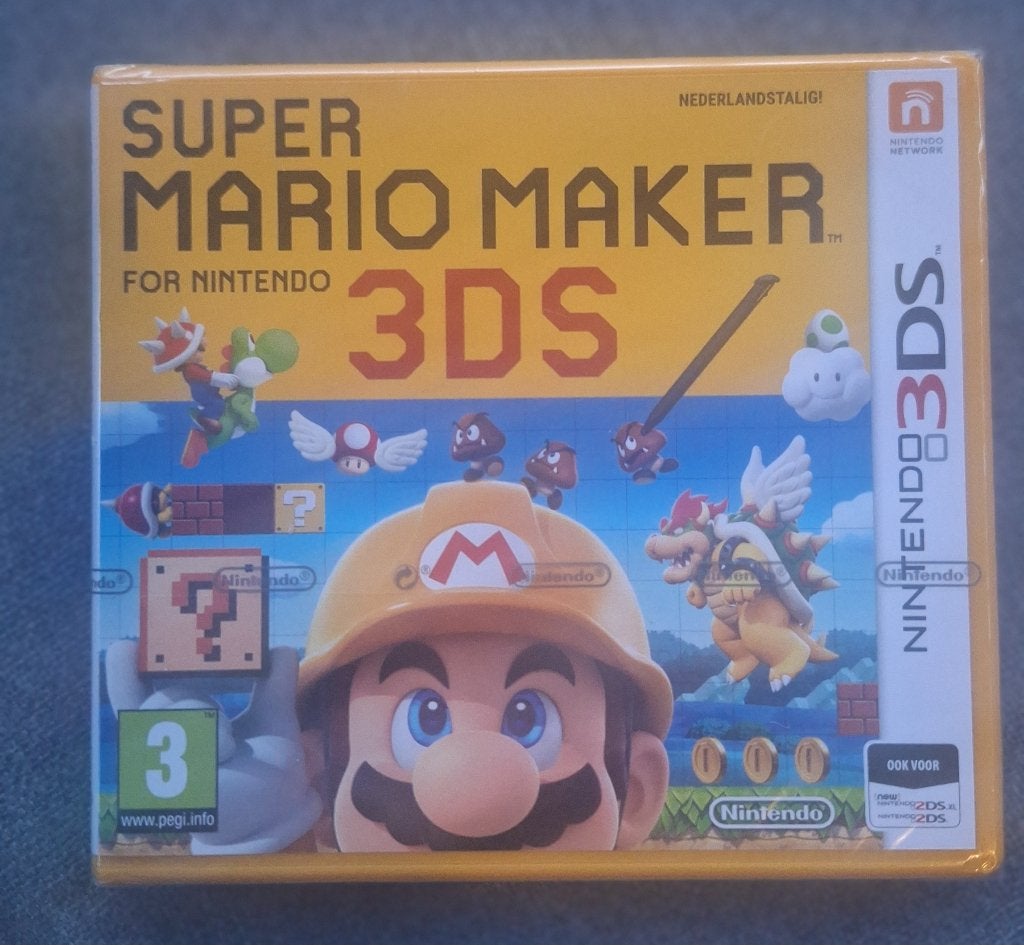 Super Mario Maker for Nintendo 3DS FACTORYSEALED, Avontuur en Actie, 1 speler, Nieuw, Ophalen of Verzenden