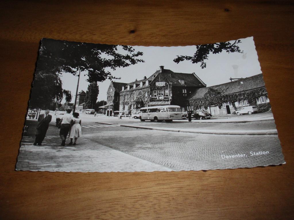 Station Deventer Autobus Uitg Nels, Verzenden, 1960 tot 1980, Ongelopen, Overijssel