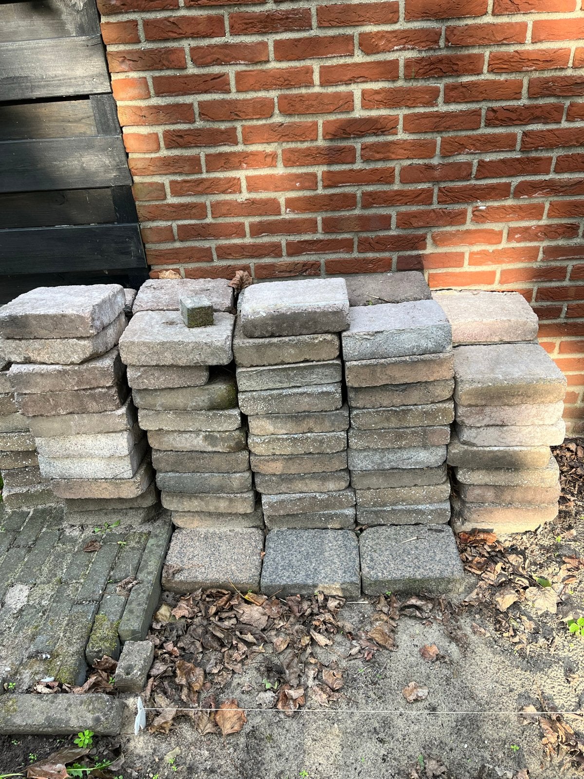 Gebruikte terrastegels - Beton - Diverse maten, Tuin en Terras, Gebruikt, Beton, Terrastegels, 5 tot 10 m²