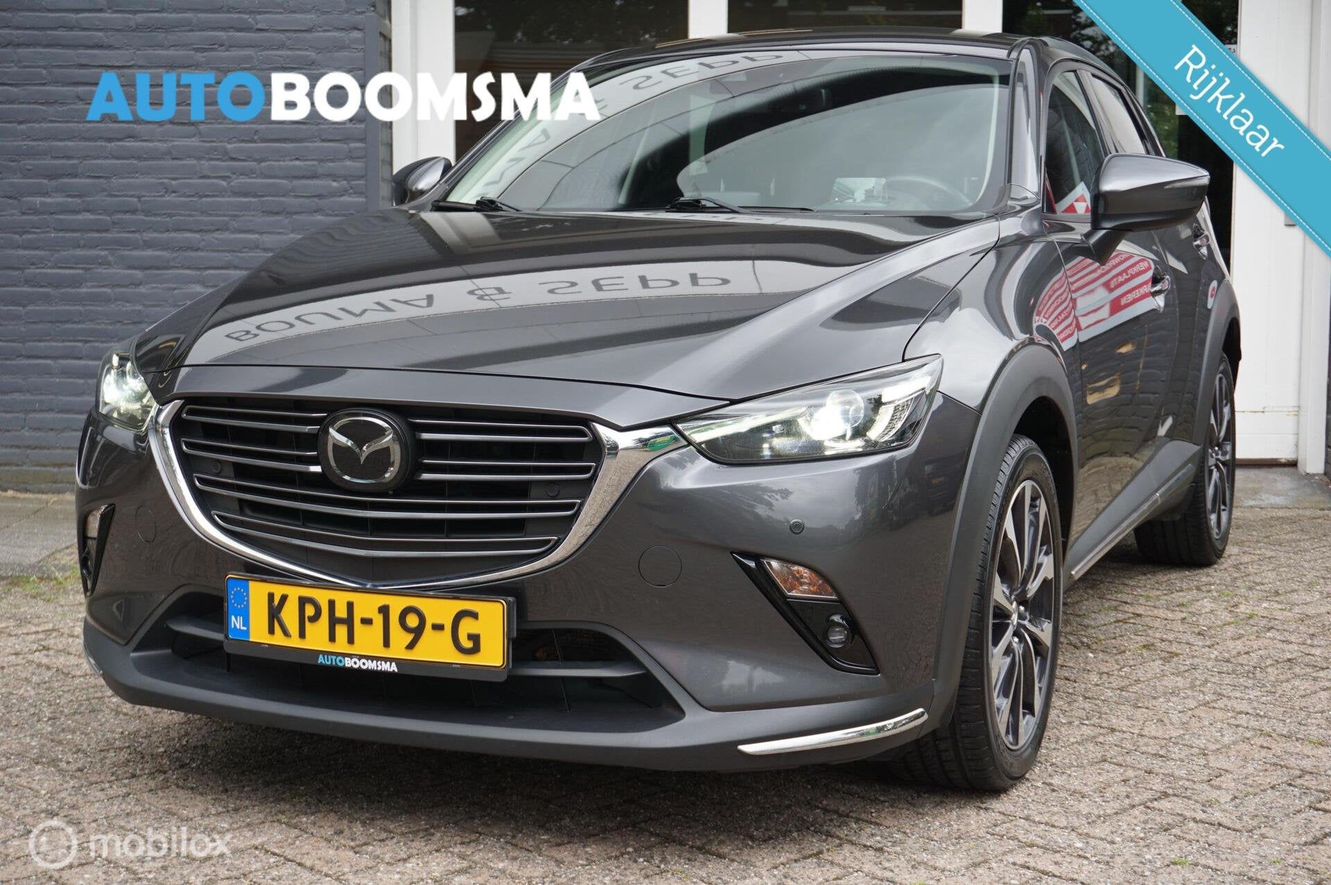 Mazda CX-3 2.0 121pk GT-M Automaat Clima Adaptive Cruise Nav, Auto's, 1998 cc, Gebruikt, 4 cilinders, 1188 kg