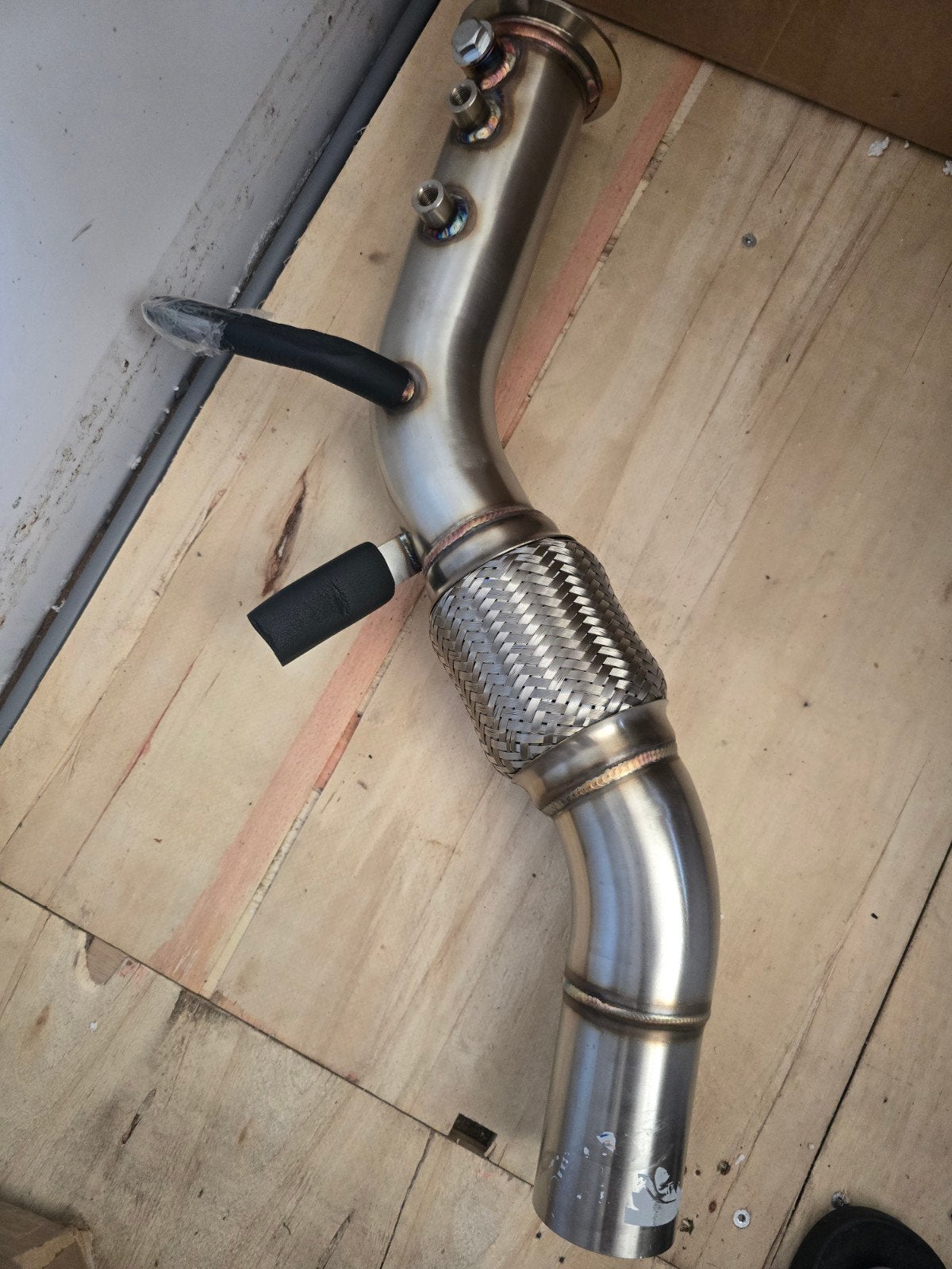 RVS Downpipe Uitlaat Flexibel - Universeel, Auto-onderdelen, Ophalen of Verzenden, Nieuw, Universele onderdelen