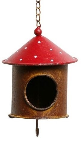 VOGELVOEDER HANGER - VOGELHUISJE - METAAL, Ophalen of Verzenden, Nieuw
