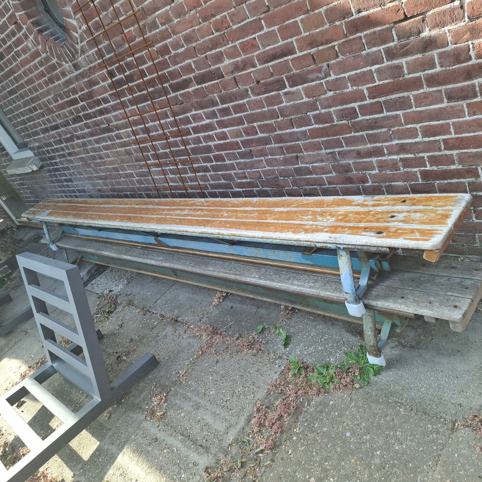 Vintage turnbank/gymbank van Rothuizen Heelsum, Ophalen