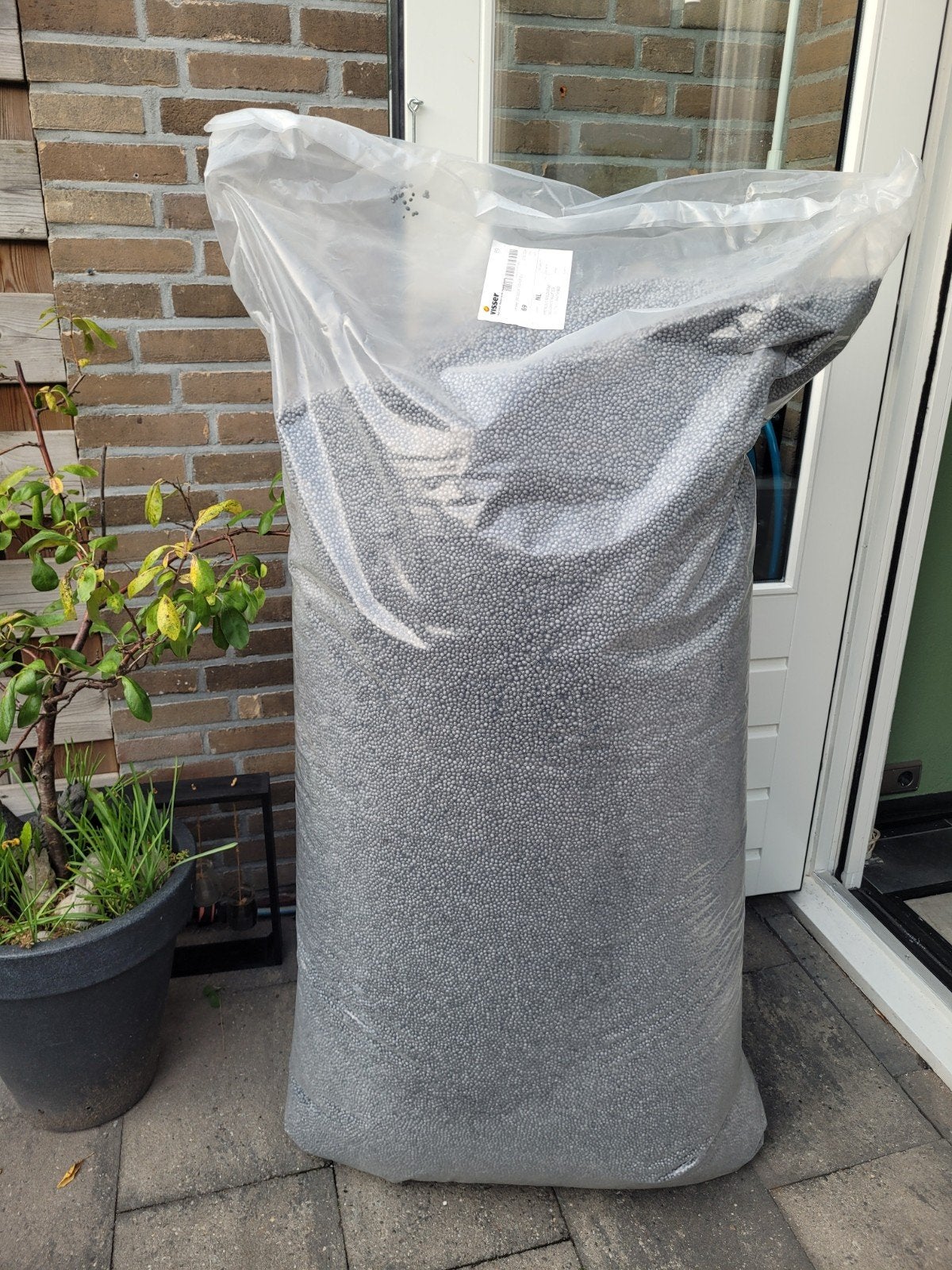 Grijze isolatieparels kruipruimte, nieuwe zak 333 liter, Ophalen, Nieuw, Overige materialen, Vloerisolatie