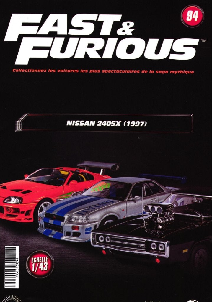 Nissan 240SX 1997 schaal 1/43 FAST & FURIOUS ALTAYA # 94, Verzenden, Nieuw, Auto, Overige merken
