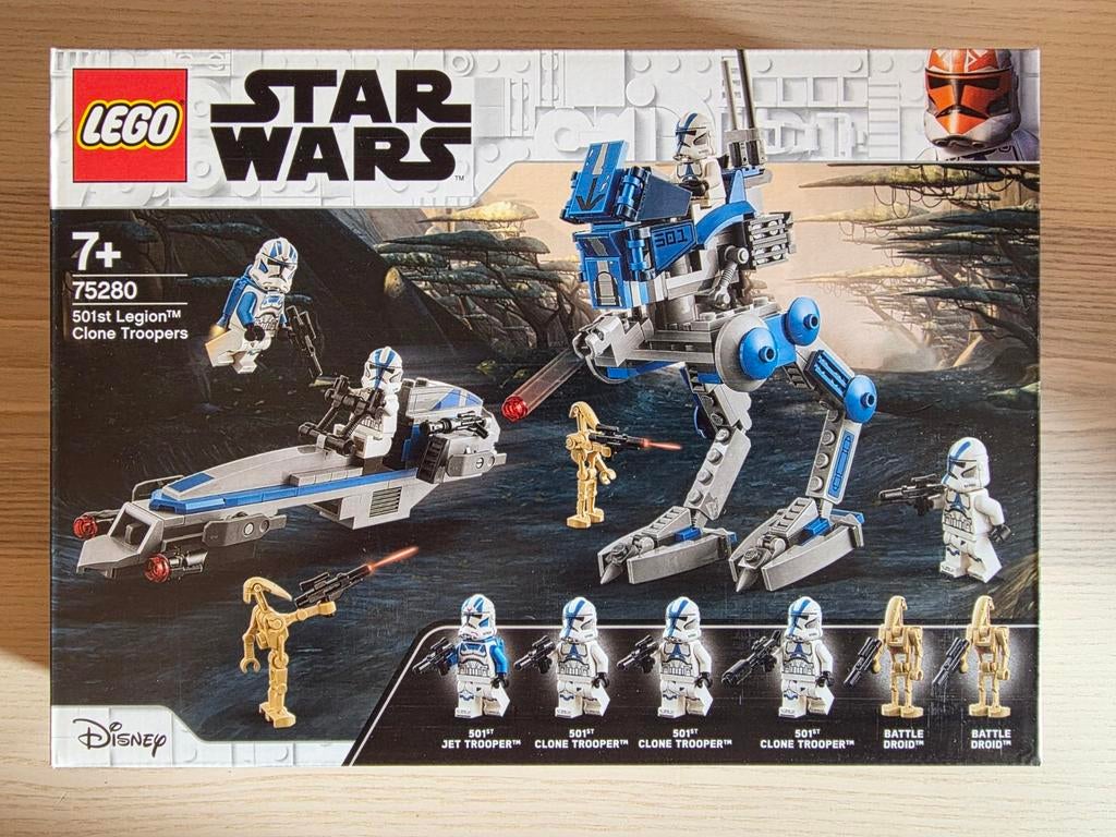Lego Star Wars 75280 501st Legion Clone Troopers - 4 sets, Ophalen of Verzenden, Nieuw