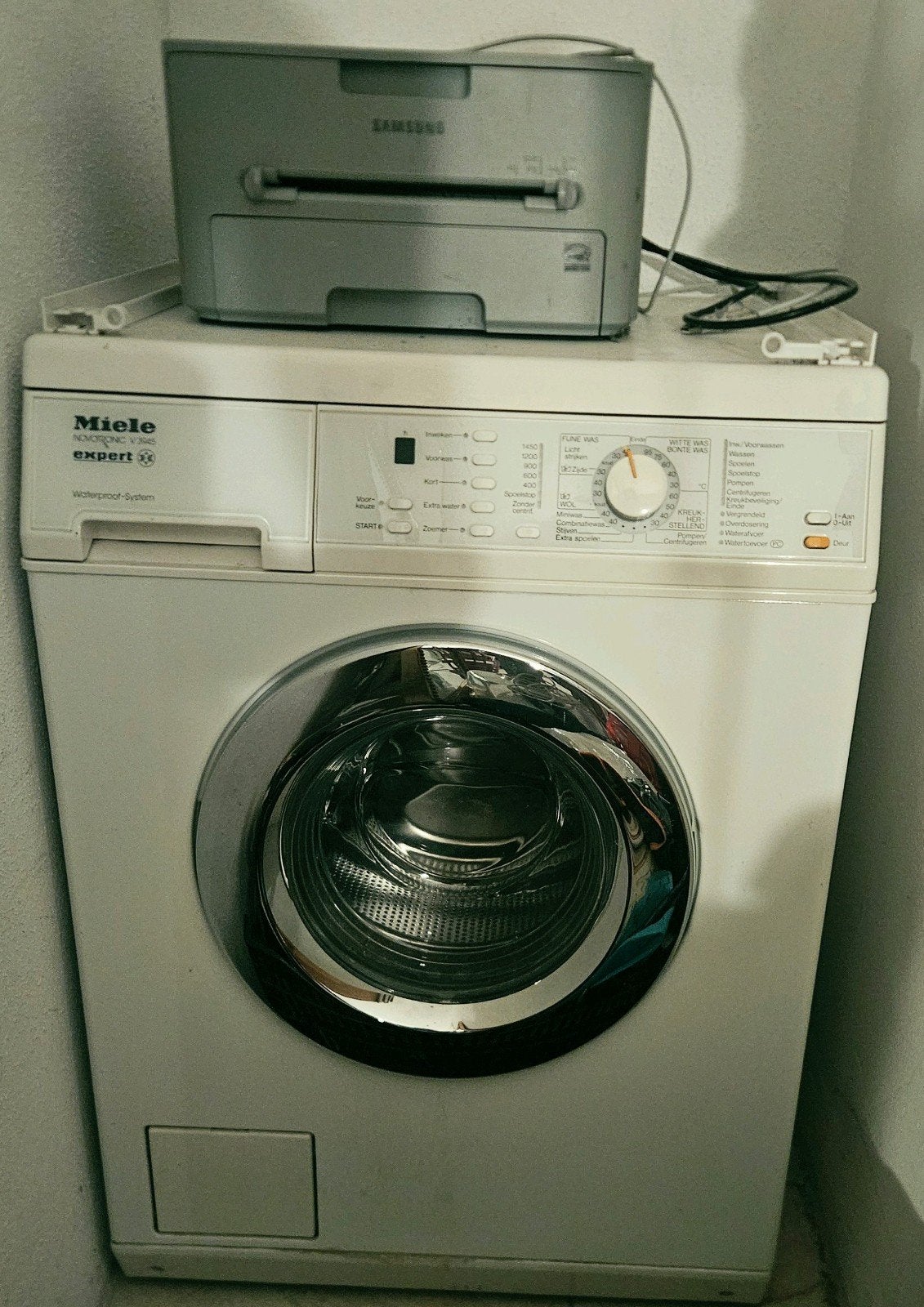 wasmachine miele, Ophalen, 1200 tot 1600 toeren, Gebruikt, Voorlader