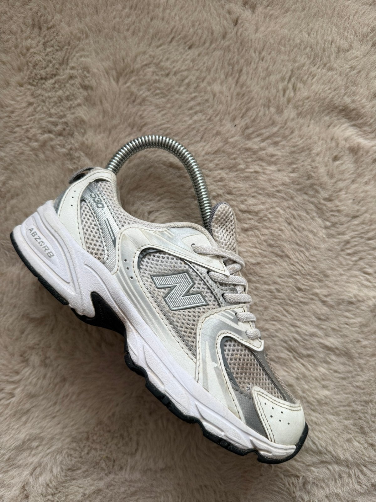New balance 530 metallic grey 33.5, Ophalen of Verzenden, Gebruikt