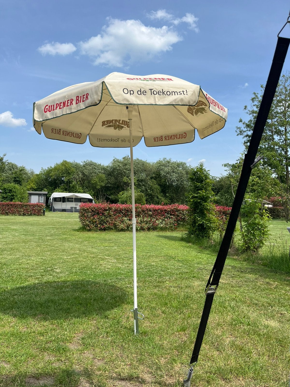 Gulpener parasol, Ophalen of Verzenden, Zo goed als nieuw, Flesje(s), Overige merken