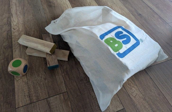 Reuze Jenga - Buitenspeel BSToys GA277 - Zo goed als nieuw, Vijf spelers of meer, Ophalen, Zo goed als nieuw, BS