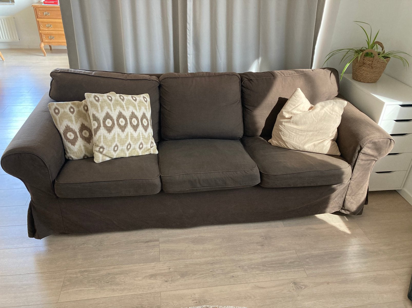 IKEA Bank, Ophalen, Driepersoons, 75 tot 100 cm, Zo goed als nieuw
