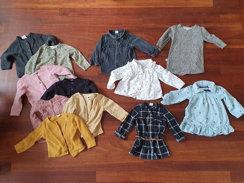 180/   KLEDING  MAAT  80  - meisje  - V  , Kinderen en Baby's, Babykleding | Maat 80, Ophalen of Verzenden, Zo goed als nieuw