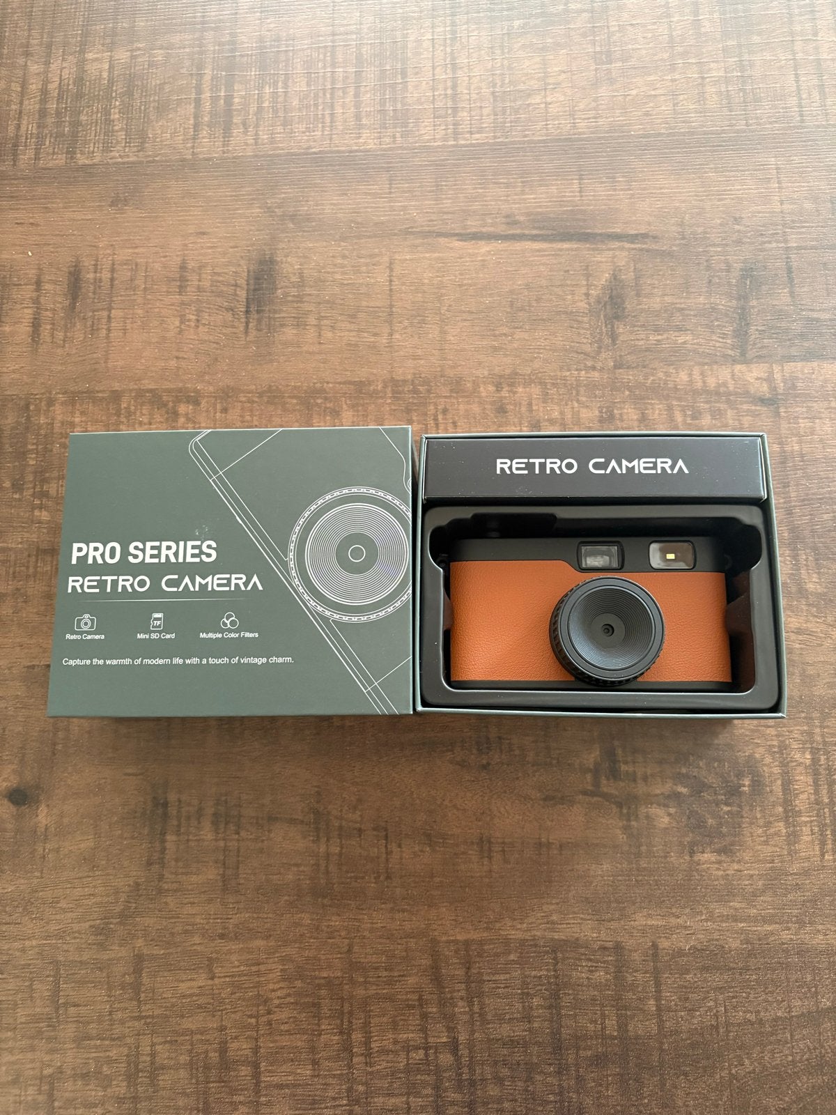 Retro Camera D53 Pro Series - Nieuw in doos, Handleiding, Nieuw, Ophalen of Verzenden, Compactcamera