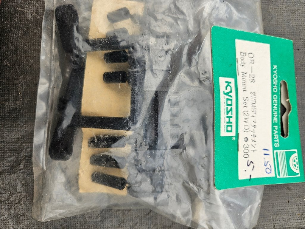 Vintage body mount set OR-28 (2WD) Kyosho, Elektro, Nieuw, Ophalen of Verzenden, Schaal 1:10
