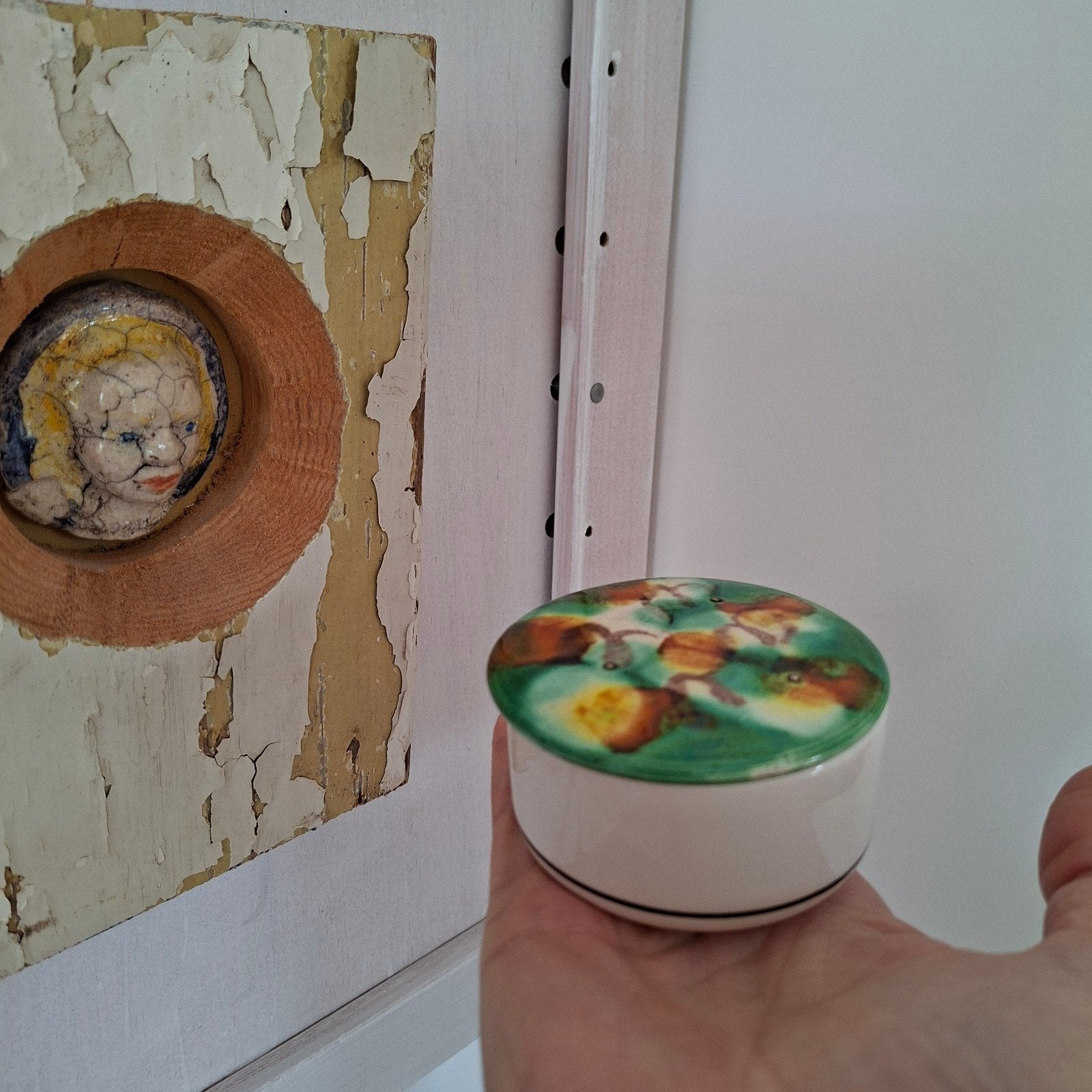 Villeroy & Boch Design Naif dekseldoosje - puntgaaf, Ophalen of Verzenden