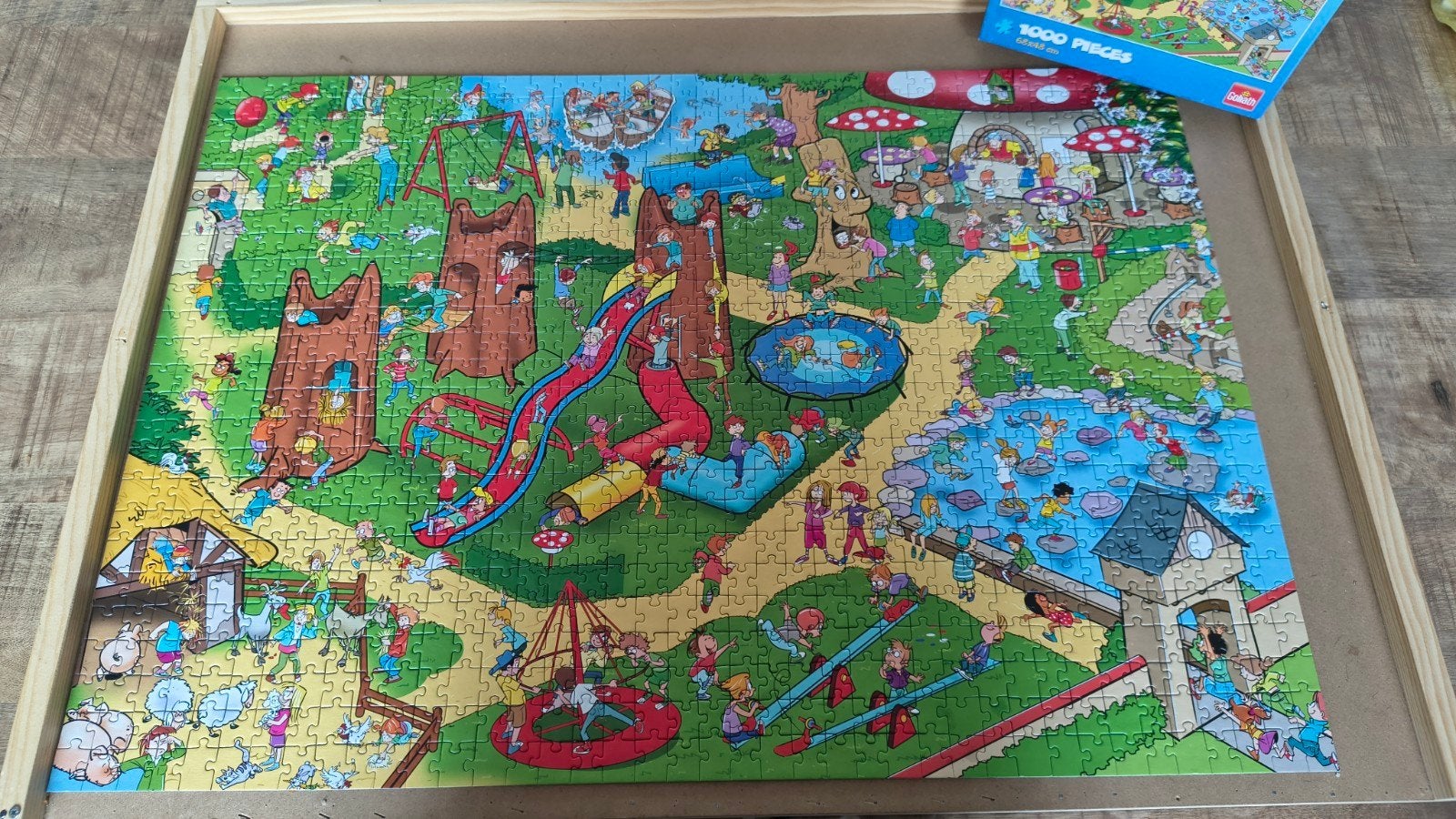That's Life puzzel kid's playground, Ophalen, Meer dan 50 stukjes