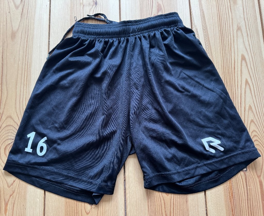 Robey trainingsshort / voetbal broek heren - Zwart - Medium, Maat 48/50 (M), Ophalen of Verzenden, Zo goed als nieuw, Voetbal