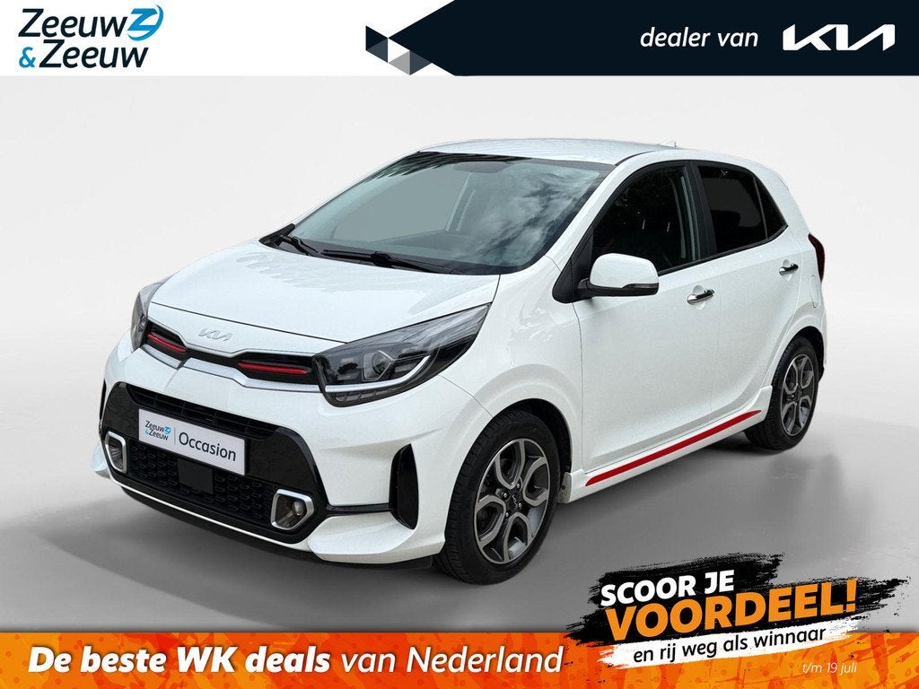 Kia Picanto 1.0 DPi GT-Line DEALER ONDERHOUDEN | RESTERENDE, Auto's, Kia, 12 maanden, Gebruikt, 4 stoelen, Automatische klimaatregeling